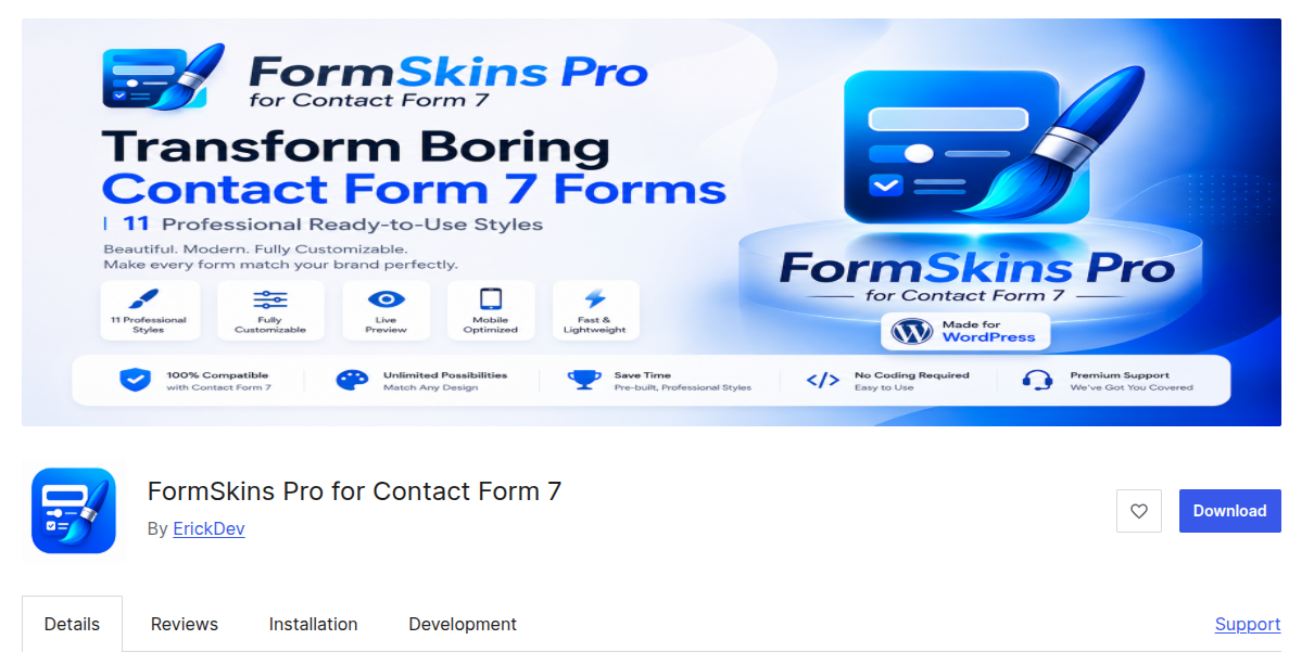 FormSkins Pro for Contact Form 7
